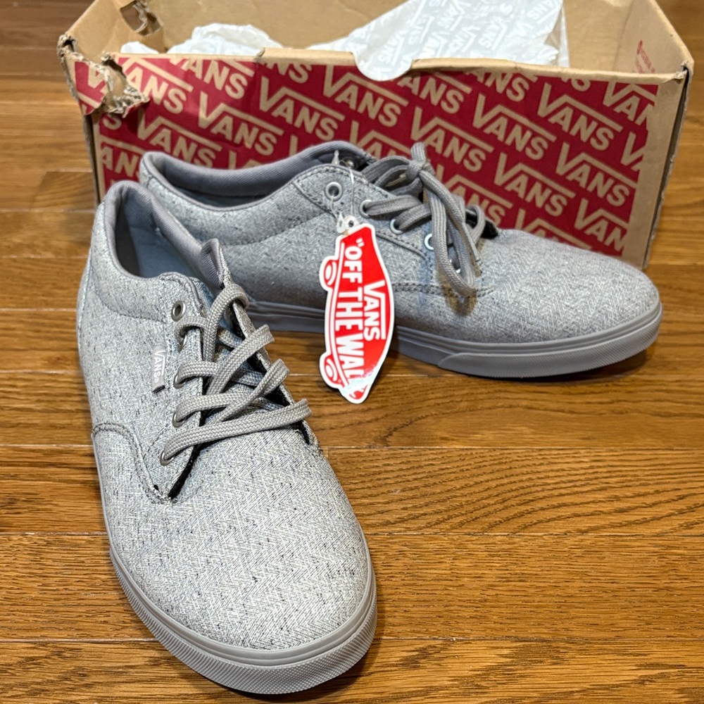 Vans | New In Box All Grey Sneakers Shoes Winston Low Women’s Size 9 NIB NWT